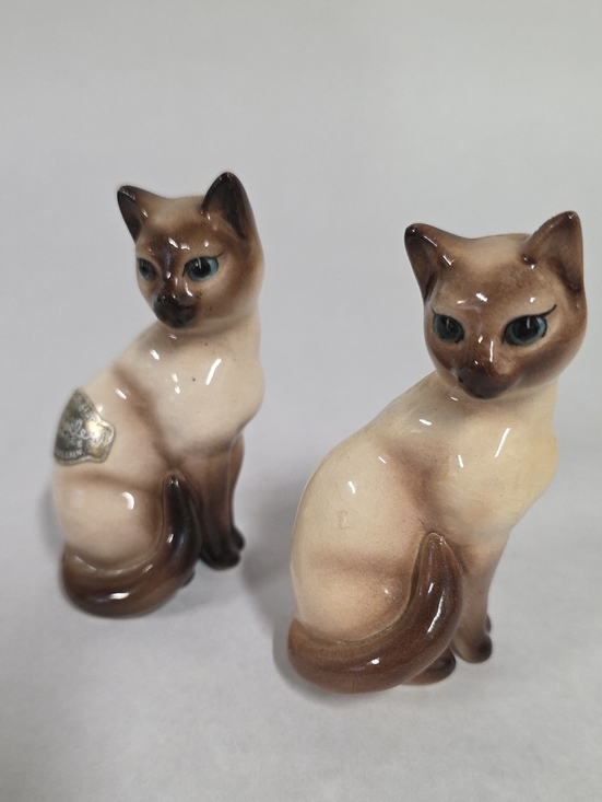 Brad Keeler Other - Vtg Brad Keeler Siamese Cat Figurines Set - Keeler Ware Los Angeles CA Pottery
